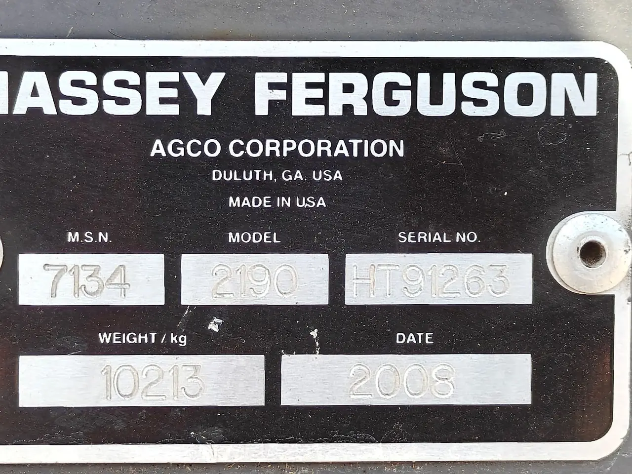 Billede 5 - Massey Ferguson 2190