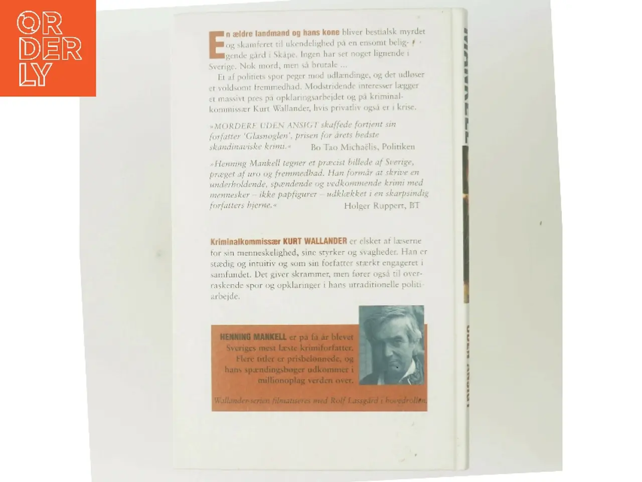 Billede 3 - Mordere uden ansigt af Henning Mankell (Bog)