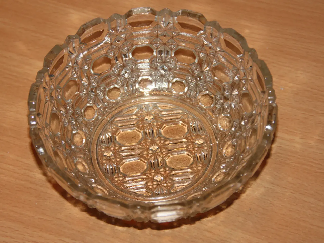 Billede 2 - Glas skål i presset glas diam 13,5 cm