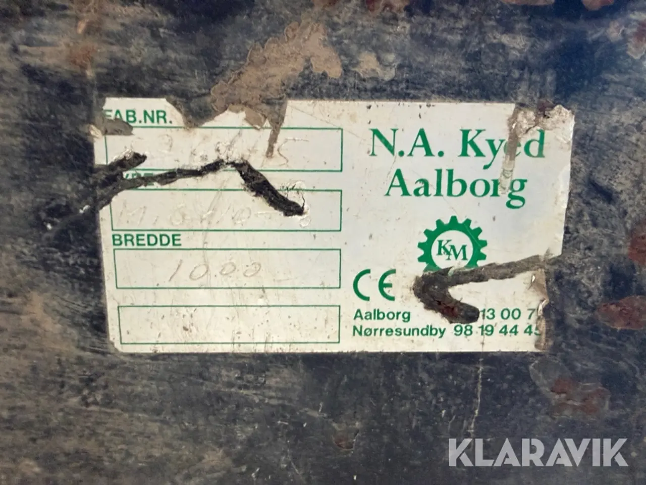 Billede 5 - Planerskovl N.A. Kyed 100cm - med kip
