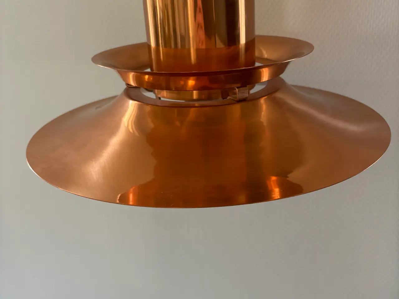 Billede 1 - Loftlampe i kobber