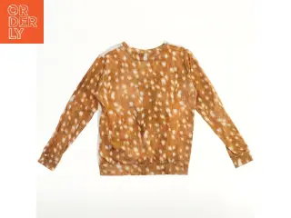 Molo sweatshirt med dådyrpelsprint (str. 140)