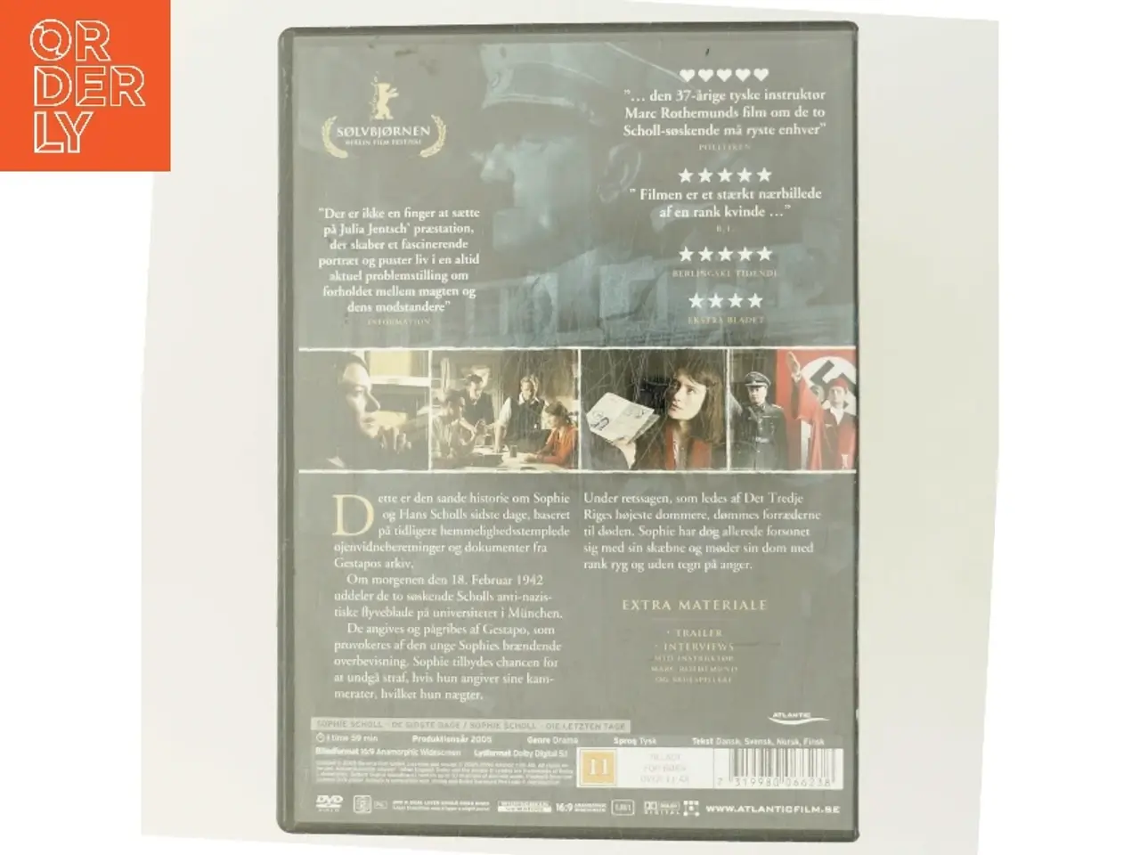 Billede 3 - Sophie Scholl med Julia Jentsch (DVD)