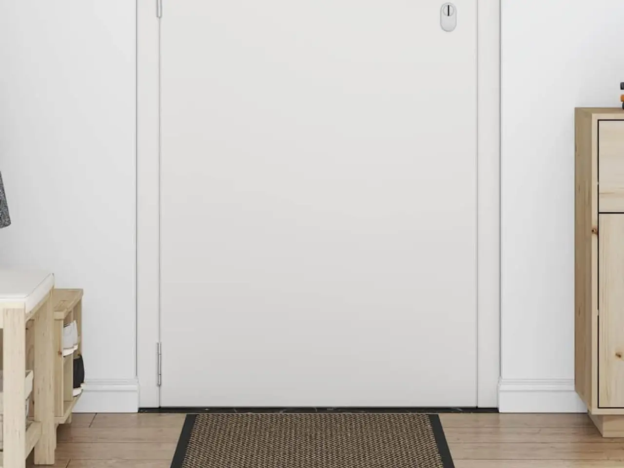 Billede 2 - Dørmåtte brun 60 x 180 cm