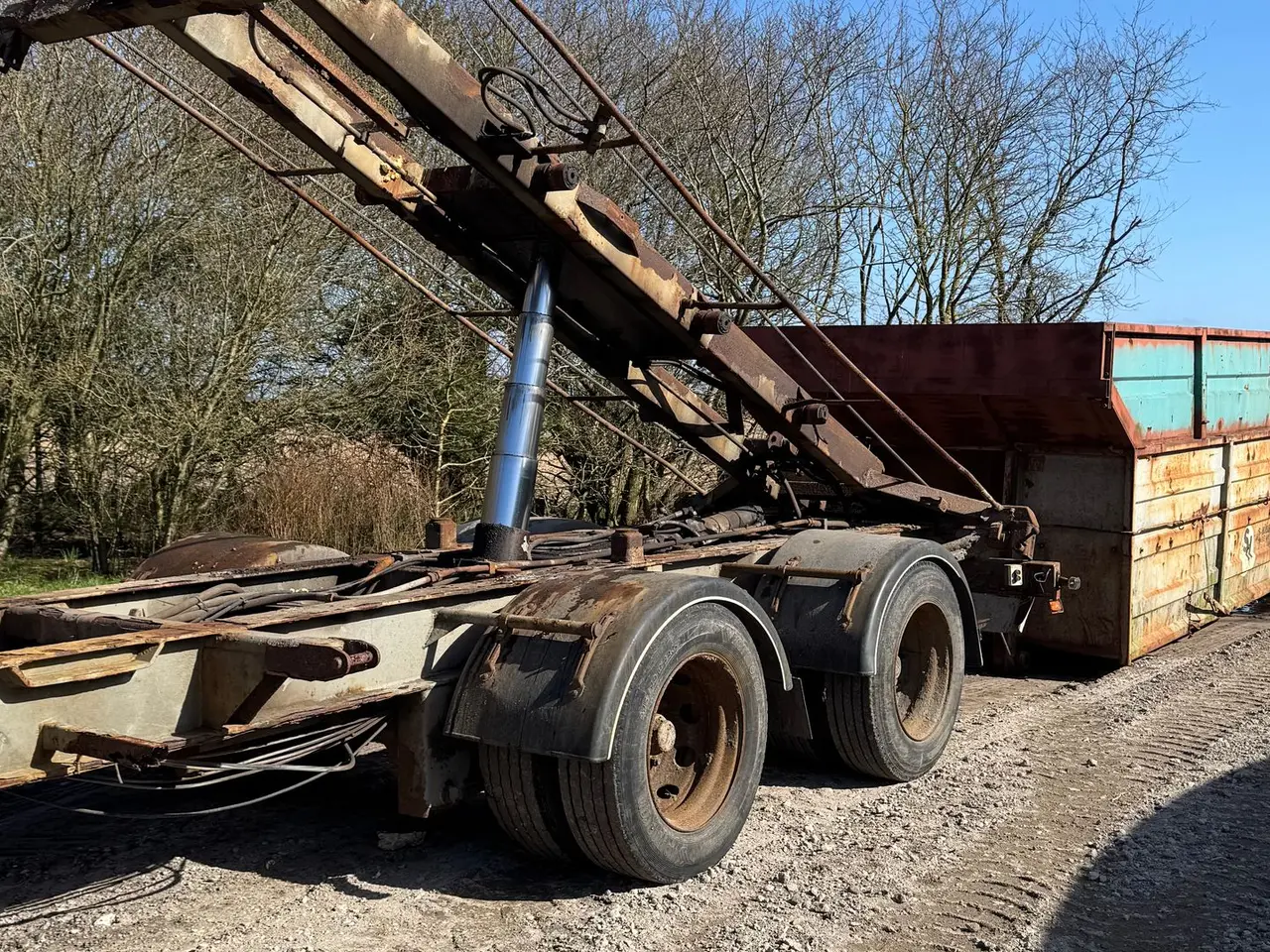 Billede 6 - - - - Wirehejsvogn med container