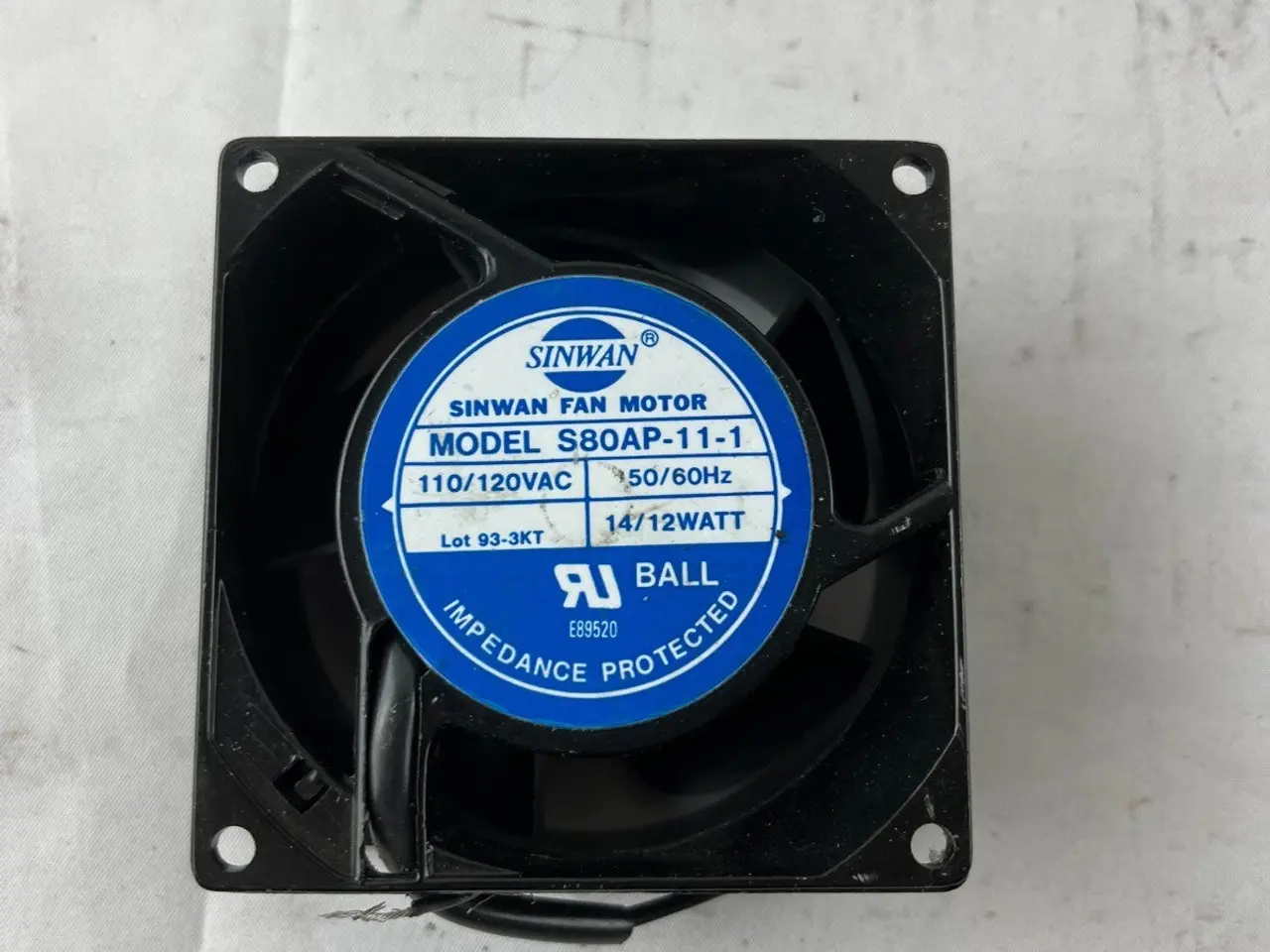Billede 2 - Sinwan S80AP-11-1 110/120VAC Ball Bearing Cooling