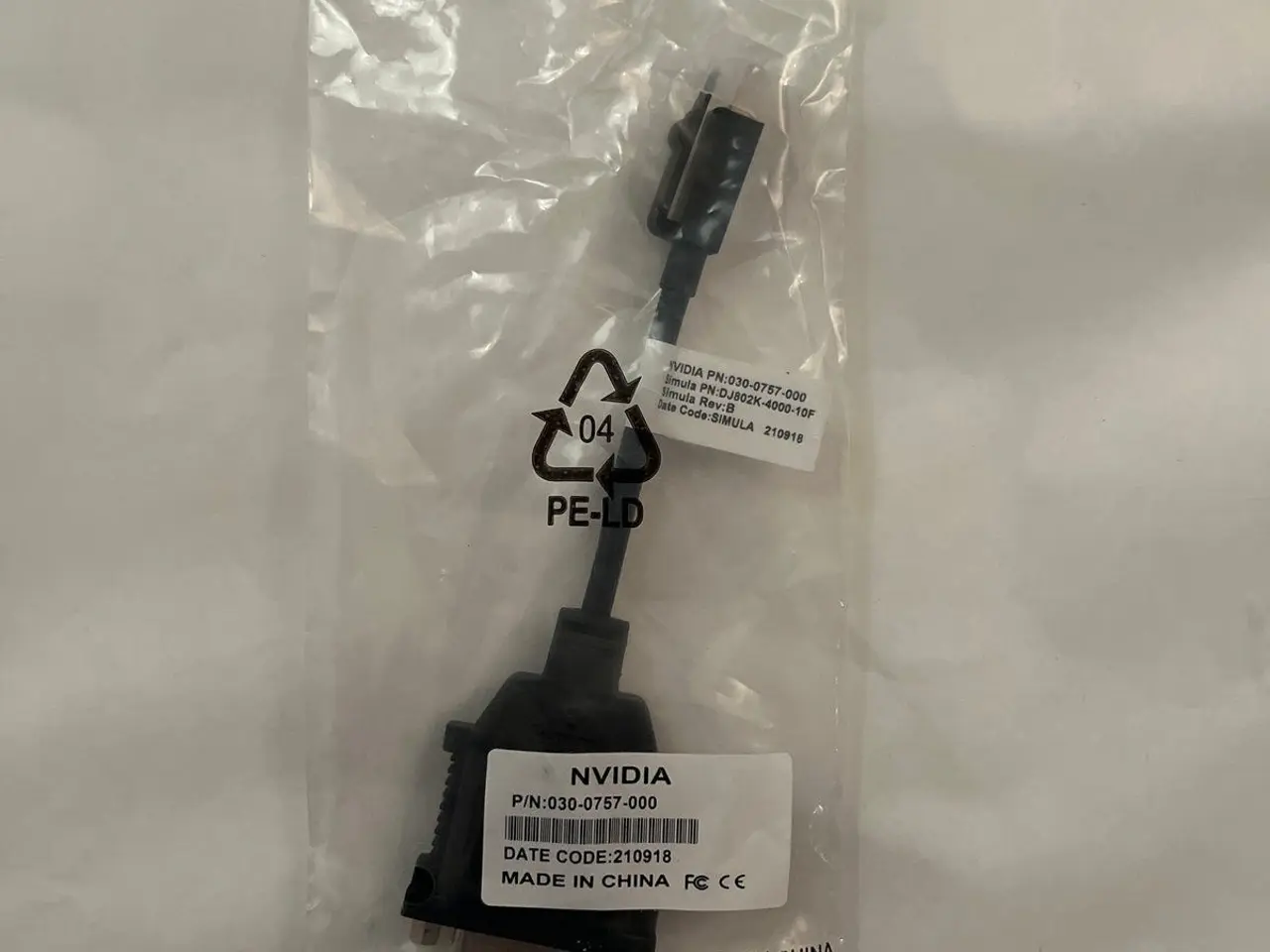 Billede 2 - Adapter, Mini DisplayPort (han) til DVI-I (hun)