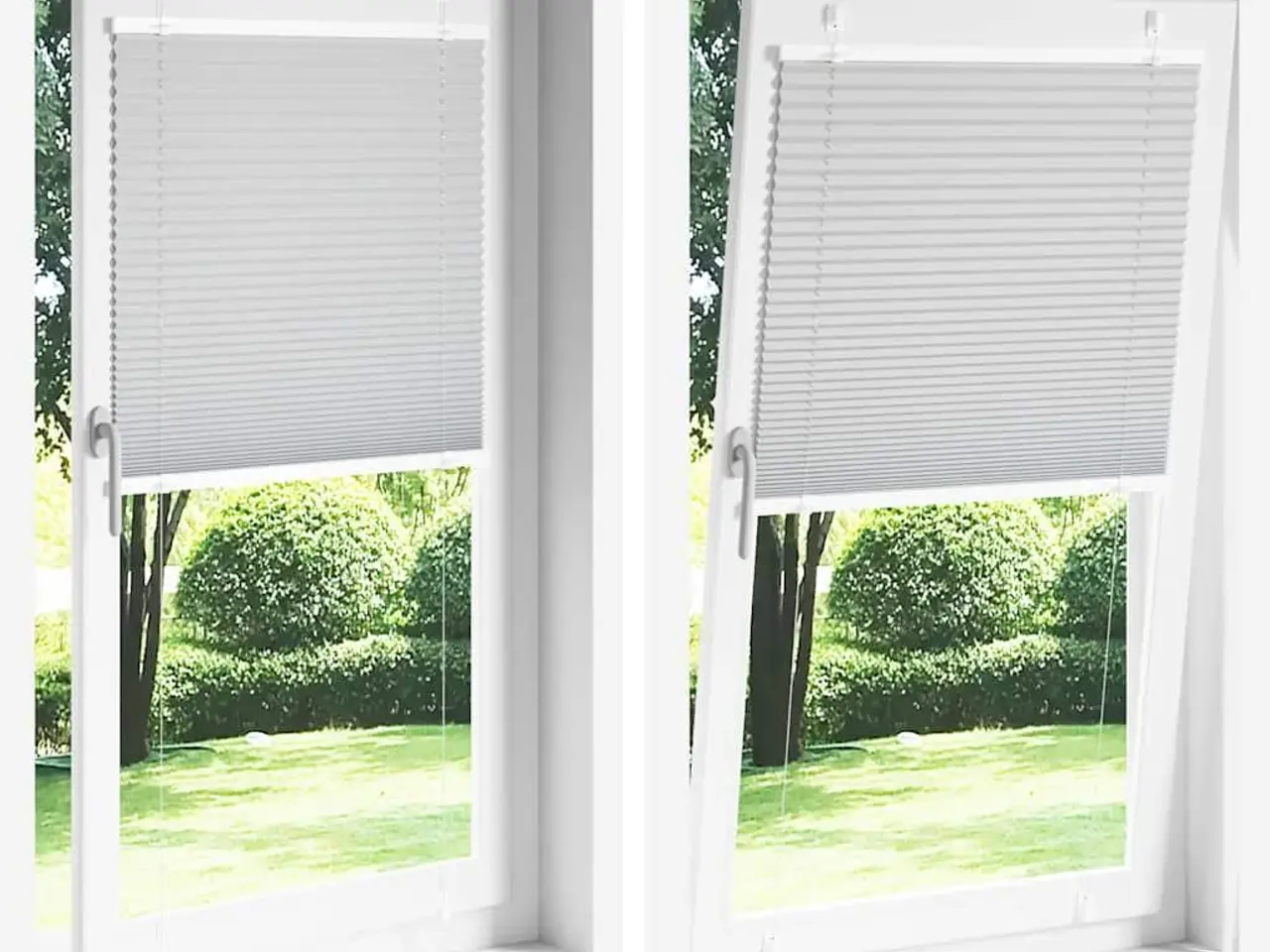 Billede 8 - Plisségardin - hvid 65×200 cm, stofbredde 64,4 cm, polyester
