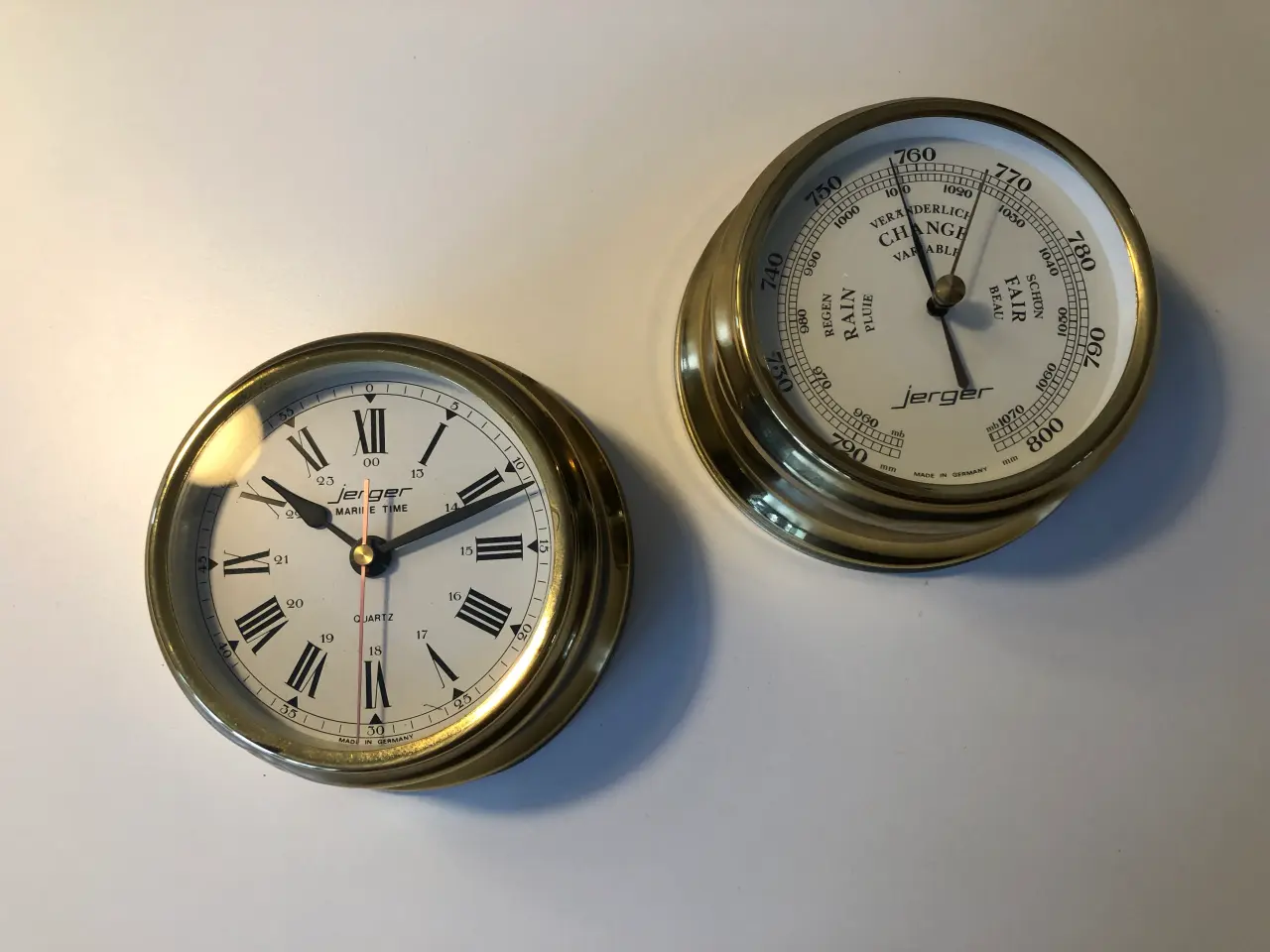 Billede 1 - Skisbur og barometer sæt fra Jerger Marine