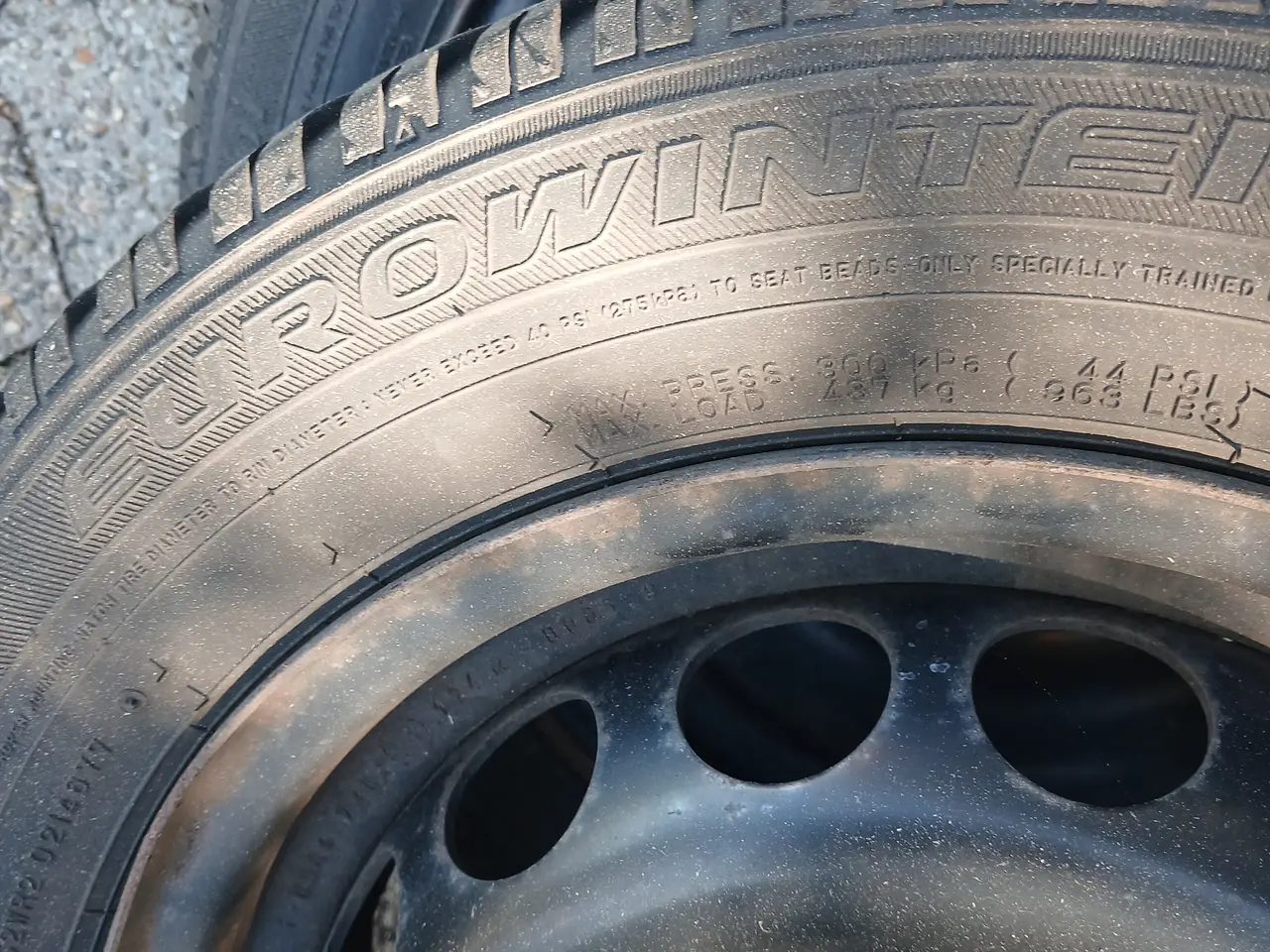 Billede 5 - 4 stk. vinterhjul til Citroen C1/Peugeot 107/Aygo