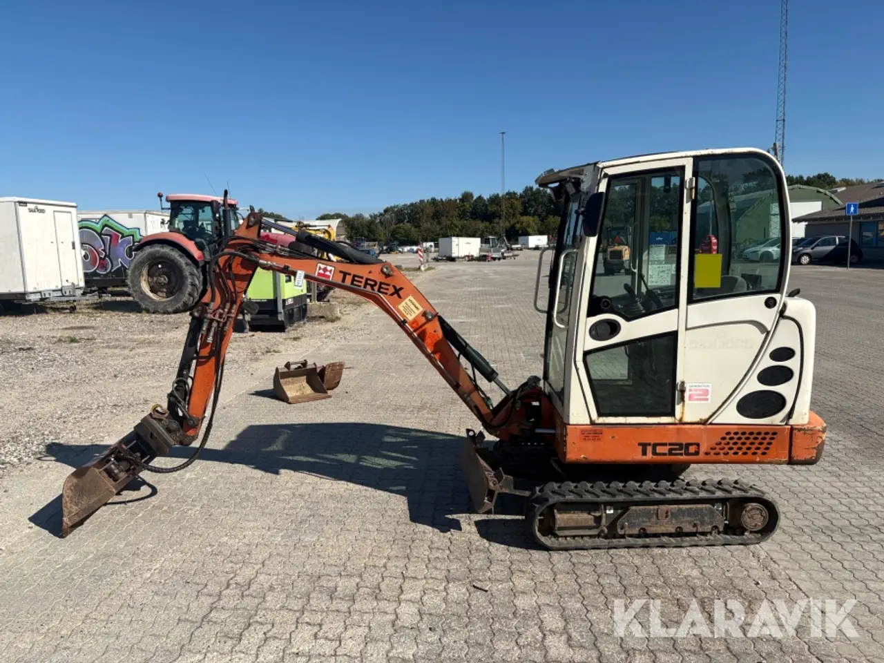 Billede 2 - Minigraver Terex TC20 med 3 styk skovle
