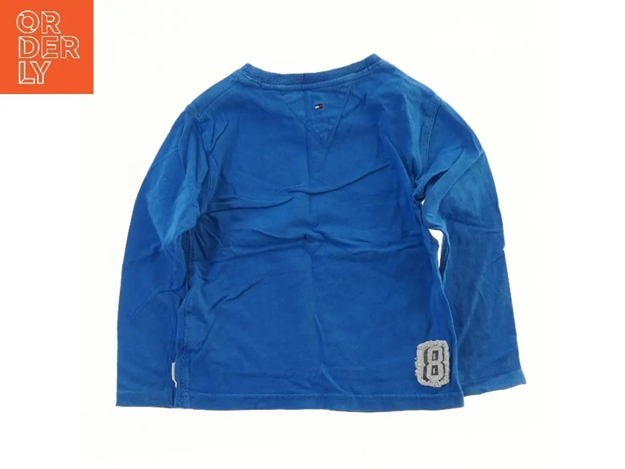 Billede 2 - Langærmet blå trøje fra Tommy Hilfiger fra Tommy Hilfiger (str. 104)
