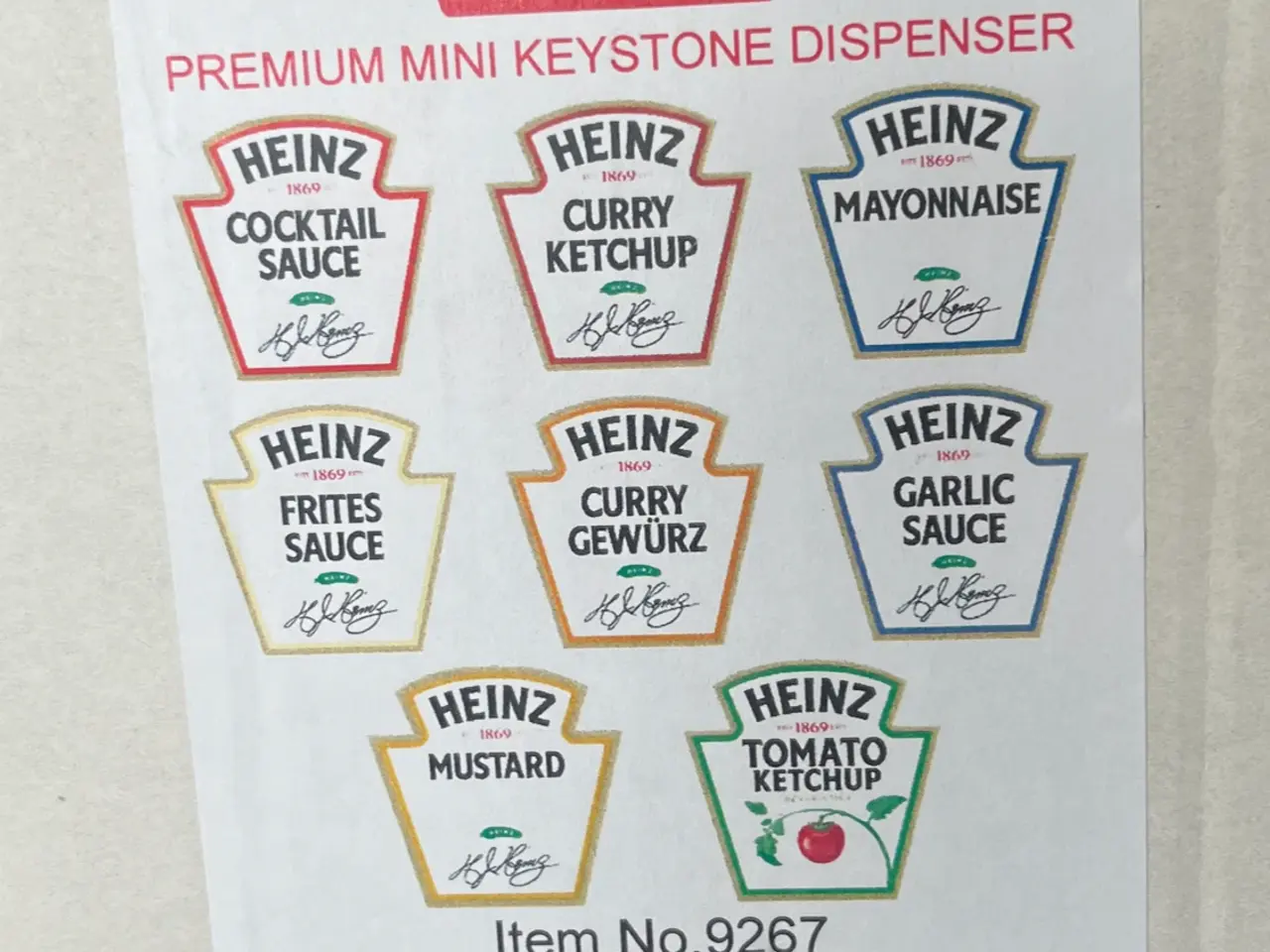 Billede 5 - Heinz 2,5 liter dispenser