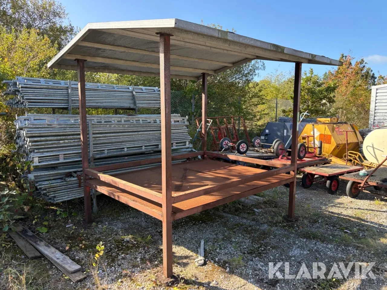 Billede 4 - Pavillon/platform Stålkonstruktion