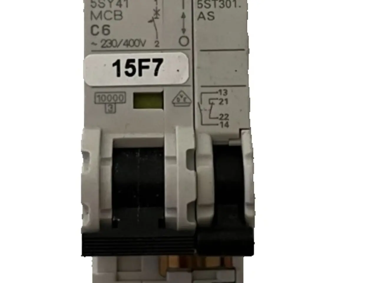 Billede 1 - Siemens 5SY41 MCB C6 1P+Aux 6A Miniature 230/400V