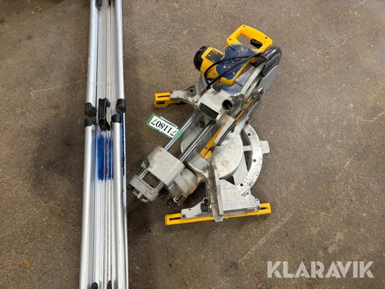 Billede 5 - Kap-/geringssav Dewalt DW712N med stativ