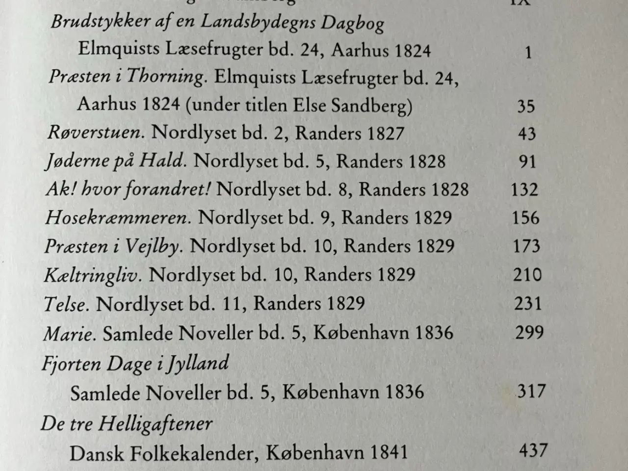 Billede 2 - Noveller og fortællinger. Steen Steensen Blicher