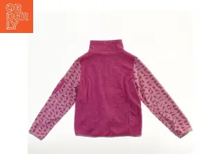 Pink fleecejakke med mønstrede ærmer fra Wendy (str. 146)