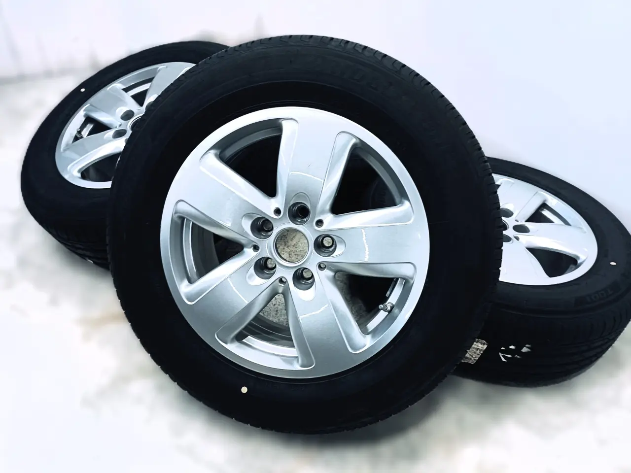 Billede 6 - 5x112 16" ET41 nav 66,6ø MINI sommersæt inkl. TPMS