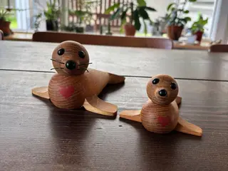 Spring Copenhagen træsæler – sæt med 2 figurer