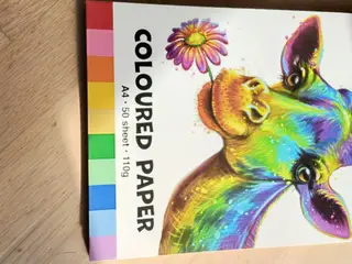 Farvet papir A4