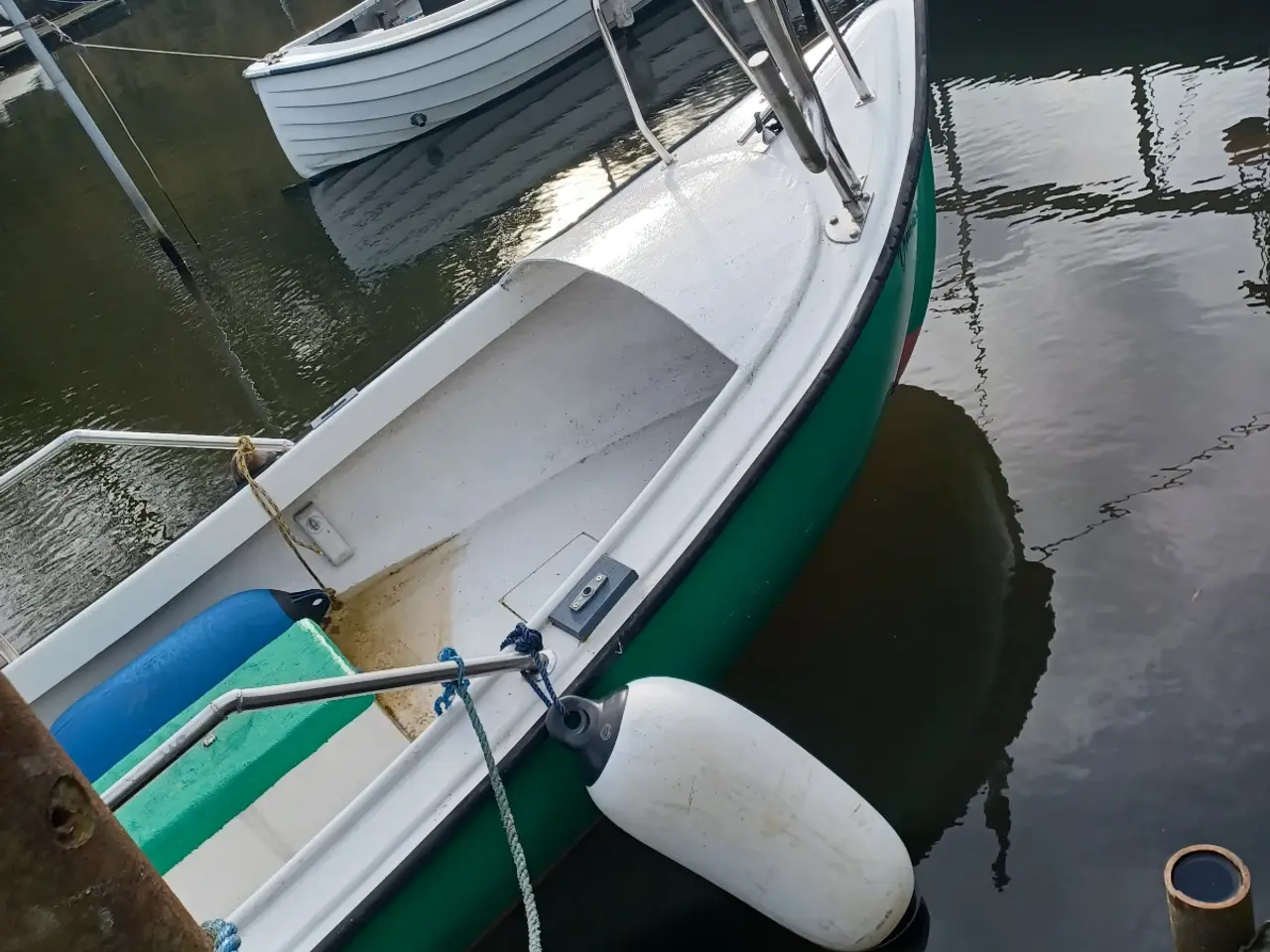 Billede 4 - Fiskejolle med økonomisk og driftssikker 8 hk. Yan