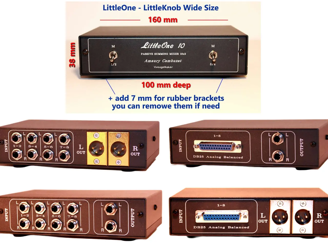 Billede 3 - Universal Custom Analog Studio Summing Mixer Box