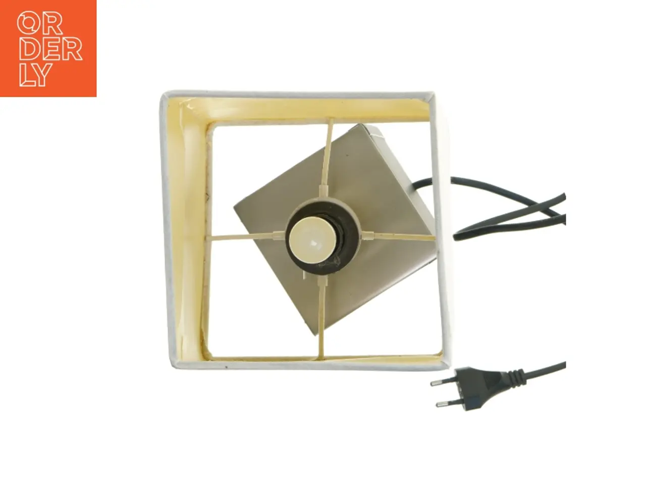 Billede 3 - Bordlampe med kvadratisk base (str. 33,5 cm)