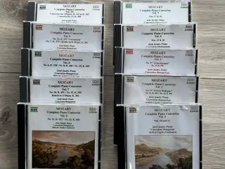 MOZART COMPLETE PIANO CONCERTOS - 10 CD’ER