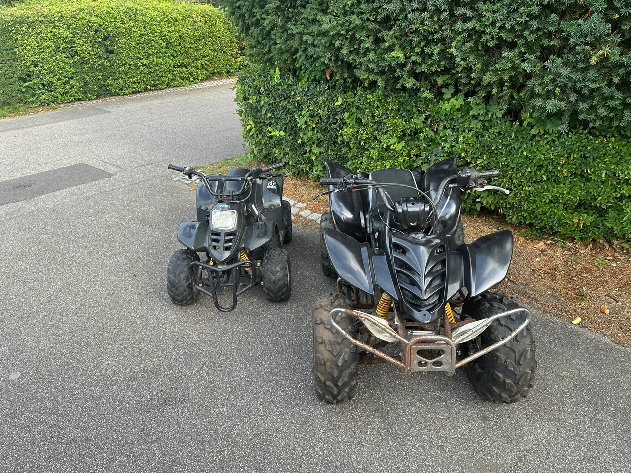 Billede 1 - 2 x 110cc ATV – elstart, nyt batteri og klar til s