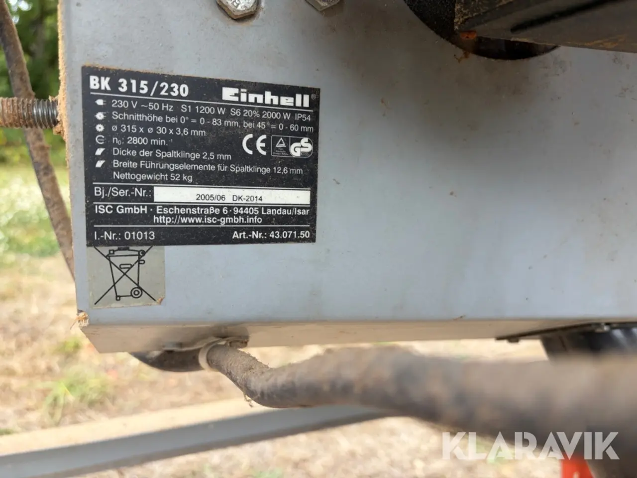 Billede 5 - Bordsav Einhell BK 315/230
