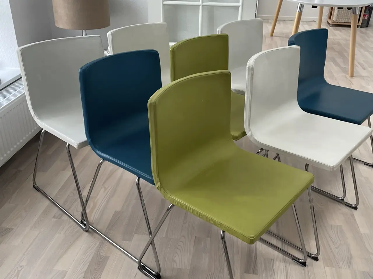 Billede 1 - 8 STK SPISEBORDSTOLE IKEA VINTAGE
