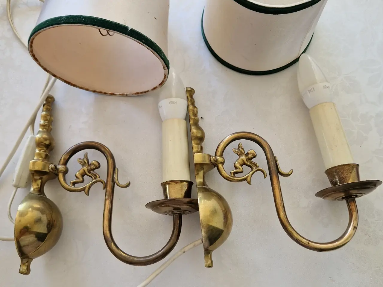 Billede 9 - Dansk vintage lampe sæt frs 50erne