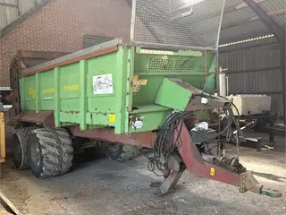 Strautmann VS16 - 2 nye dæk/2 new tires - 16 ton - hydraulic transport floor - Controller for steering