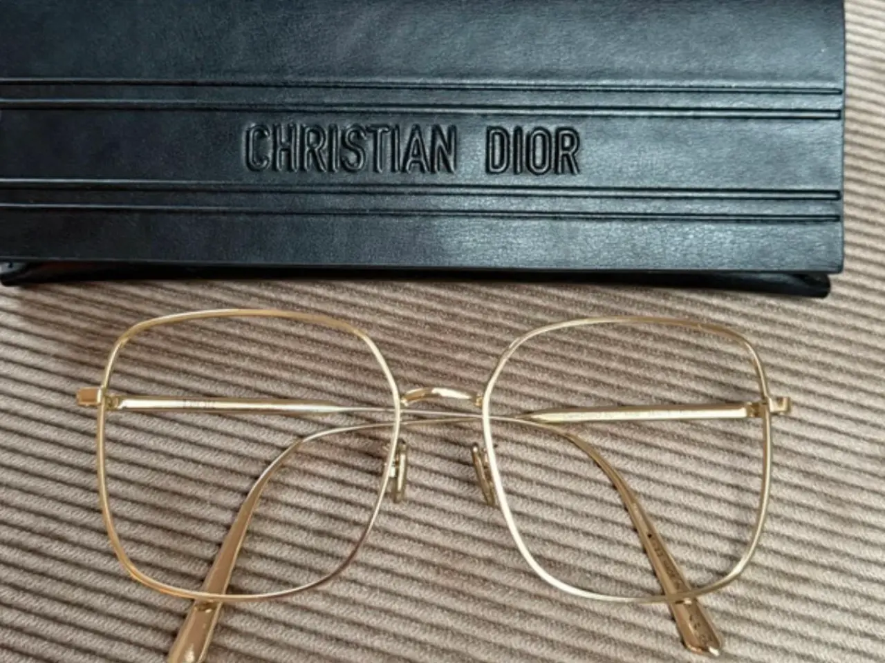 Billede 1 - Det fedeste ægte Christian Dior brillestel i 'guld