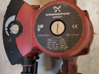 Cirkulationspumpe, Alpha+ 25-60-180 Grundfos