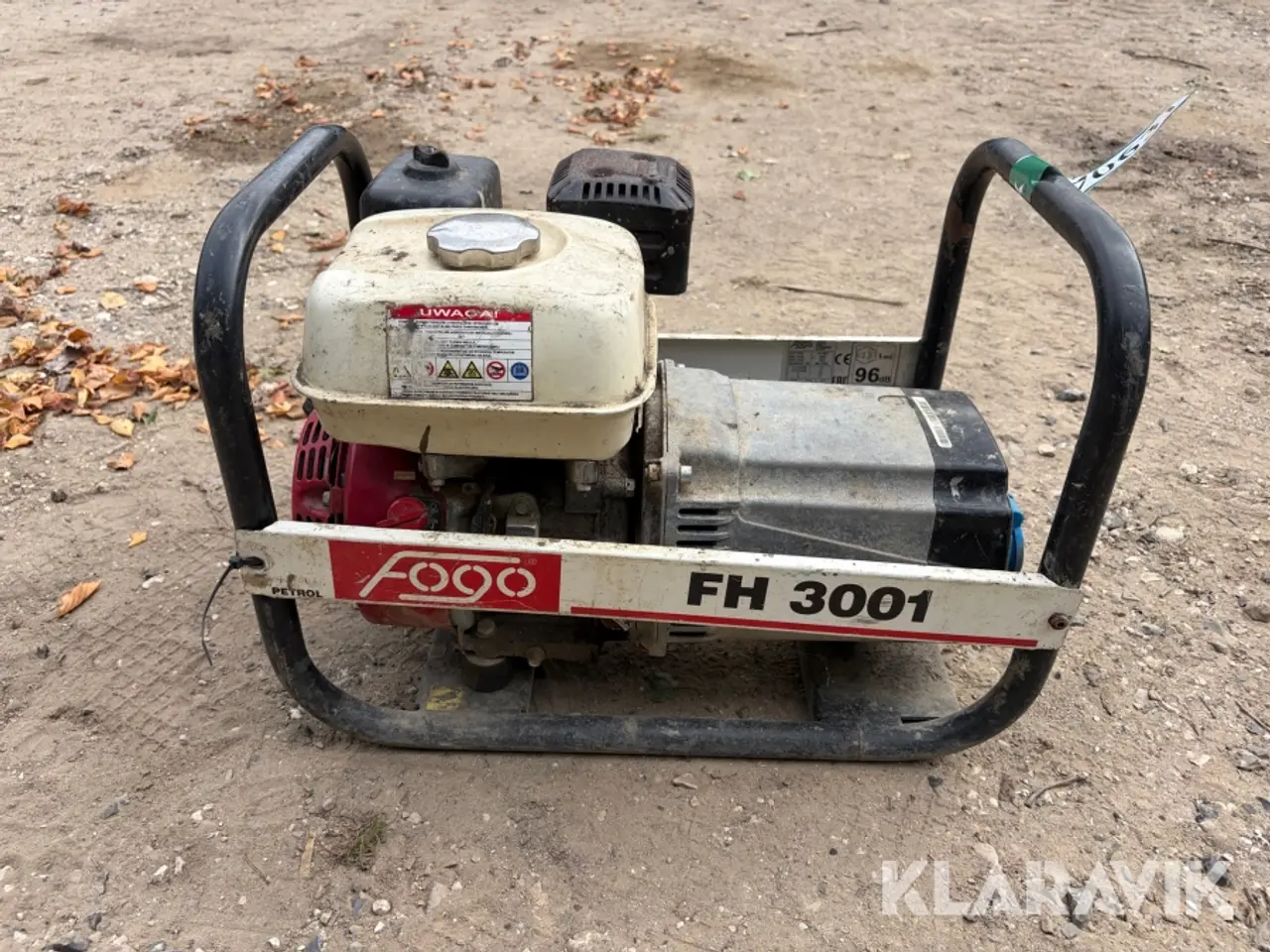 Billede 2 - Generator Fogo FH3001 2x230 volt.