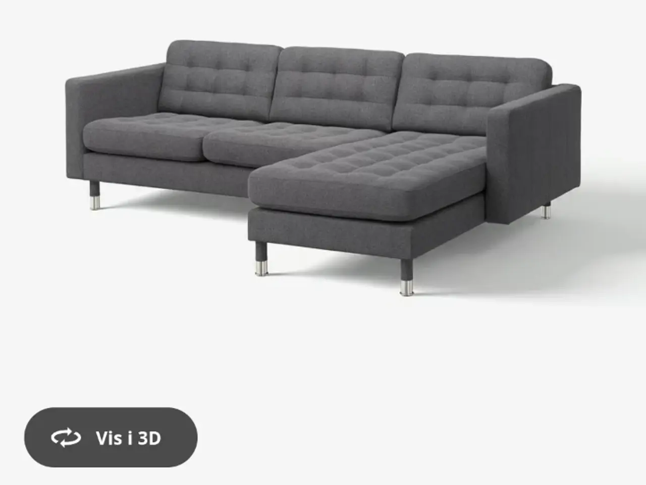 Billede 2 - IKEA LANDSKRONA 3-pers. sofa med chaiselong