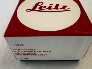 Klassisk Leica Summicron-R 50mm f/2 – Inkl. origin