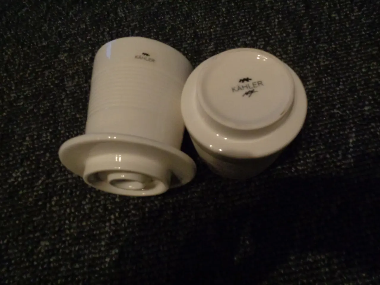 Billede 5 - Kähler Baristo kaffebrygger i porcelæn hvid