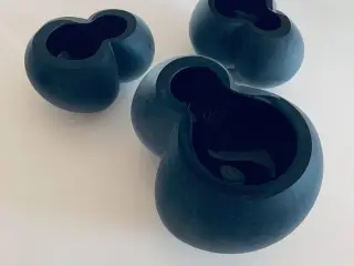 Vaser i kraftigt glas, 3 stk.
