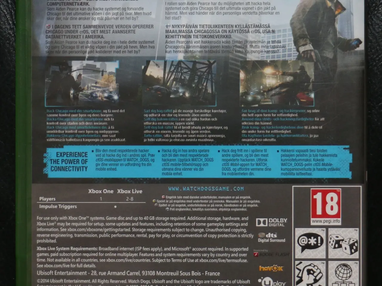 Billede 2 - Xbox One Watchdogs v1