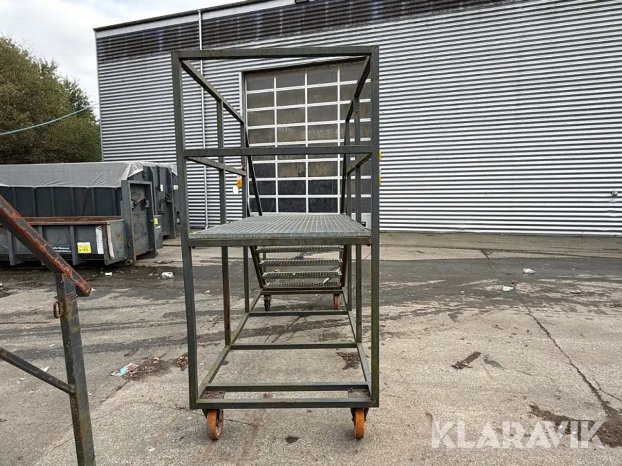 Billede 5 - Arbejdesplatform med trapper 1 styk