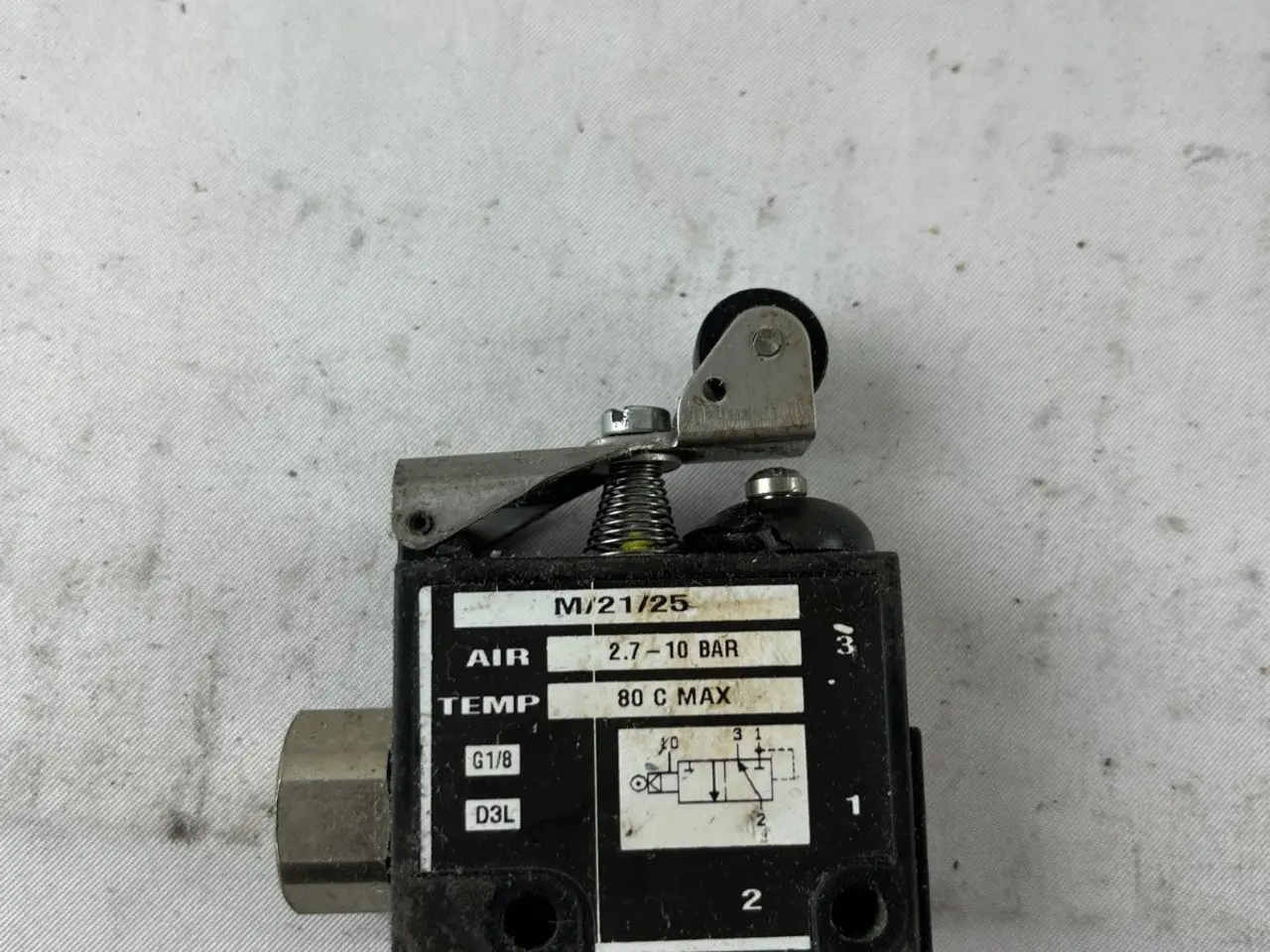 Billede 4 - Norgren M/21/25 Pneumatic Roller Lever ventil G1/8
