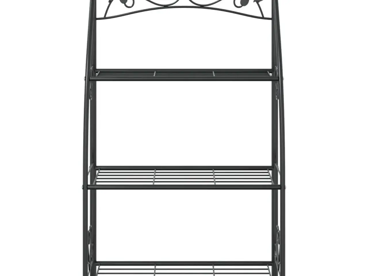 Billede 4 - Blomsterstativ 56x30x96 cm stål sort