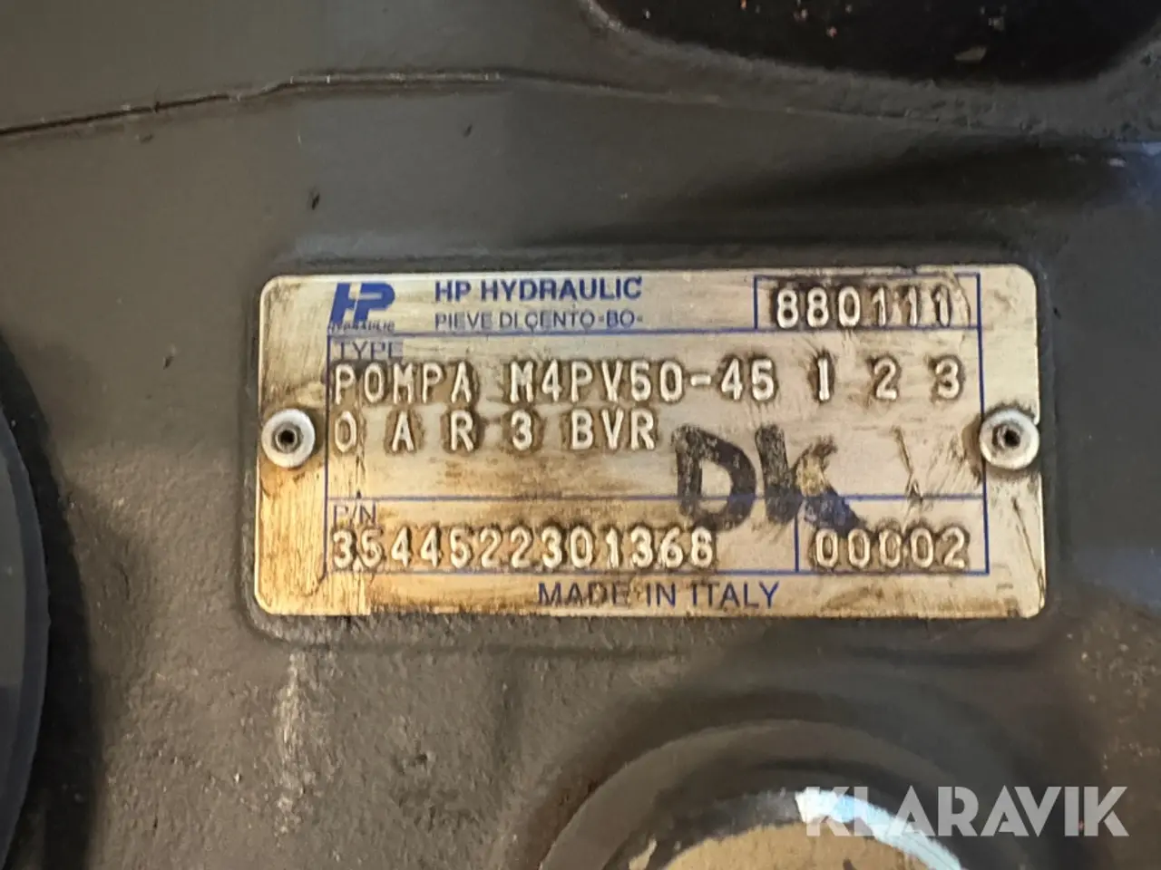 Billede 5 - Stempelpumpe HP Hydraulik Pompa M4PV50-45