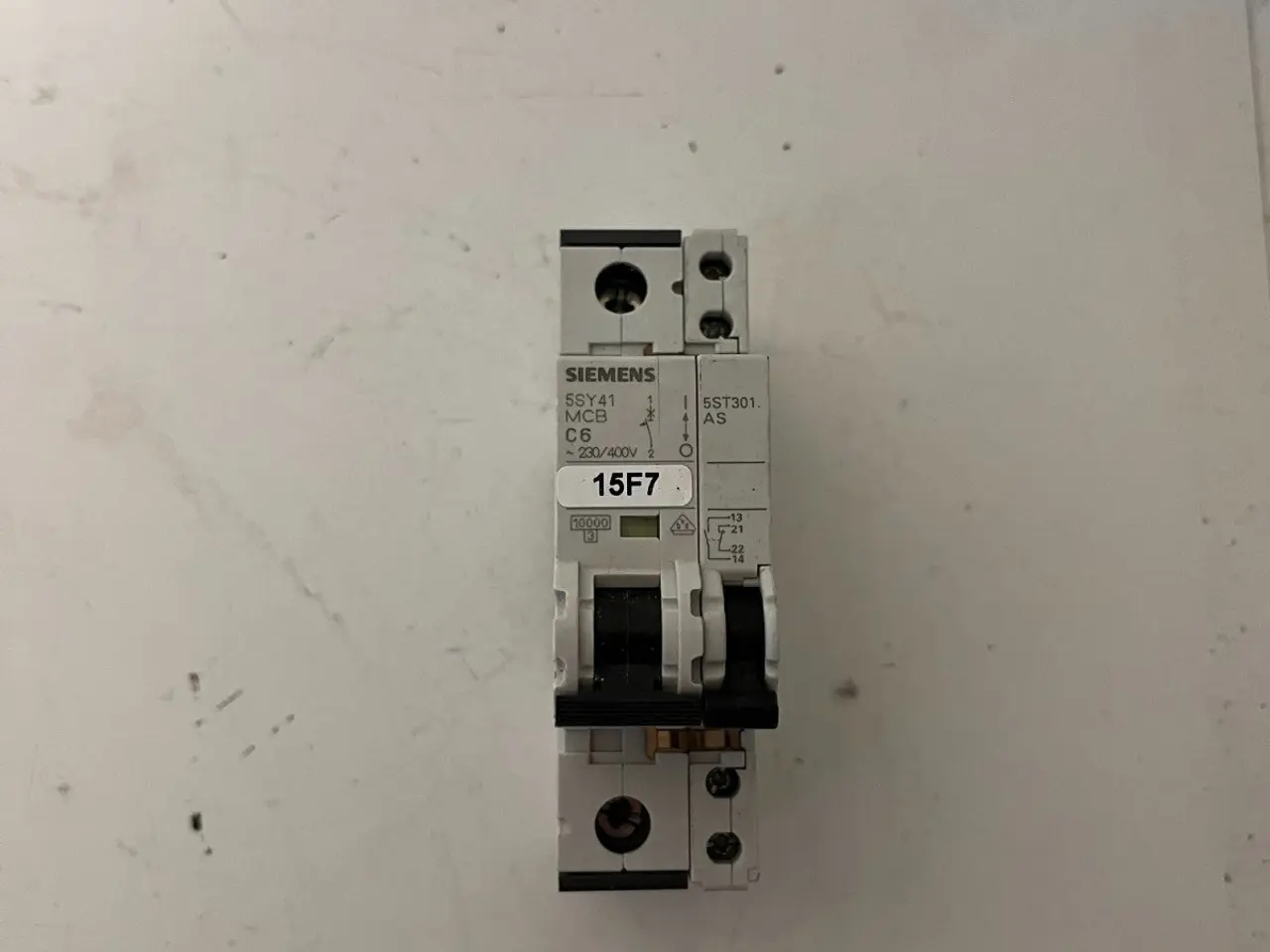Billede 3 - Siemens 5SY41 MCB C6 1P+Aux 6A Miniature 230/400V