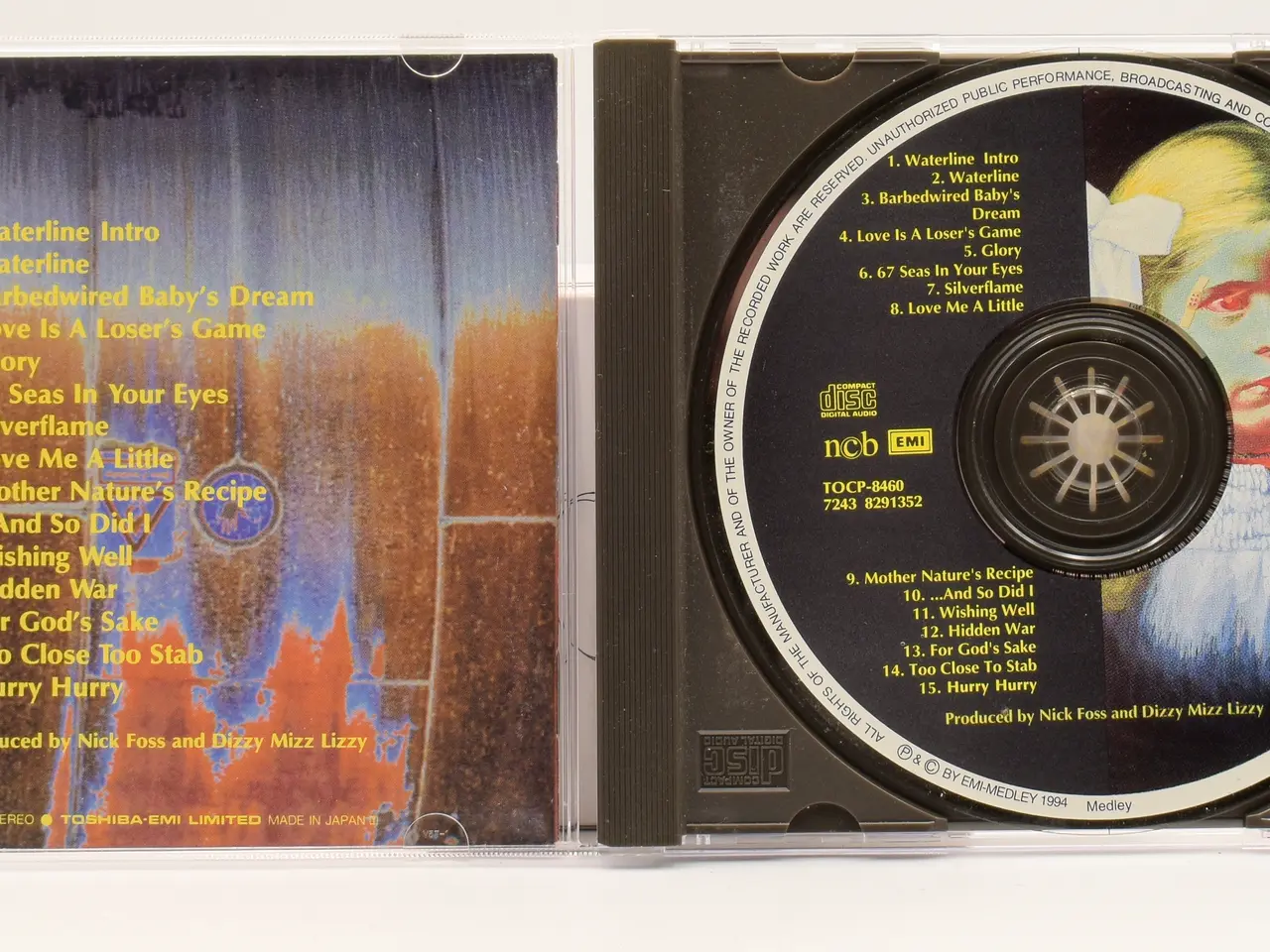 Billede 3 - Dizzy Mizz Lizzy - JAPAN 1995 (TOCP-8460) EX/EX