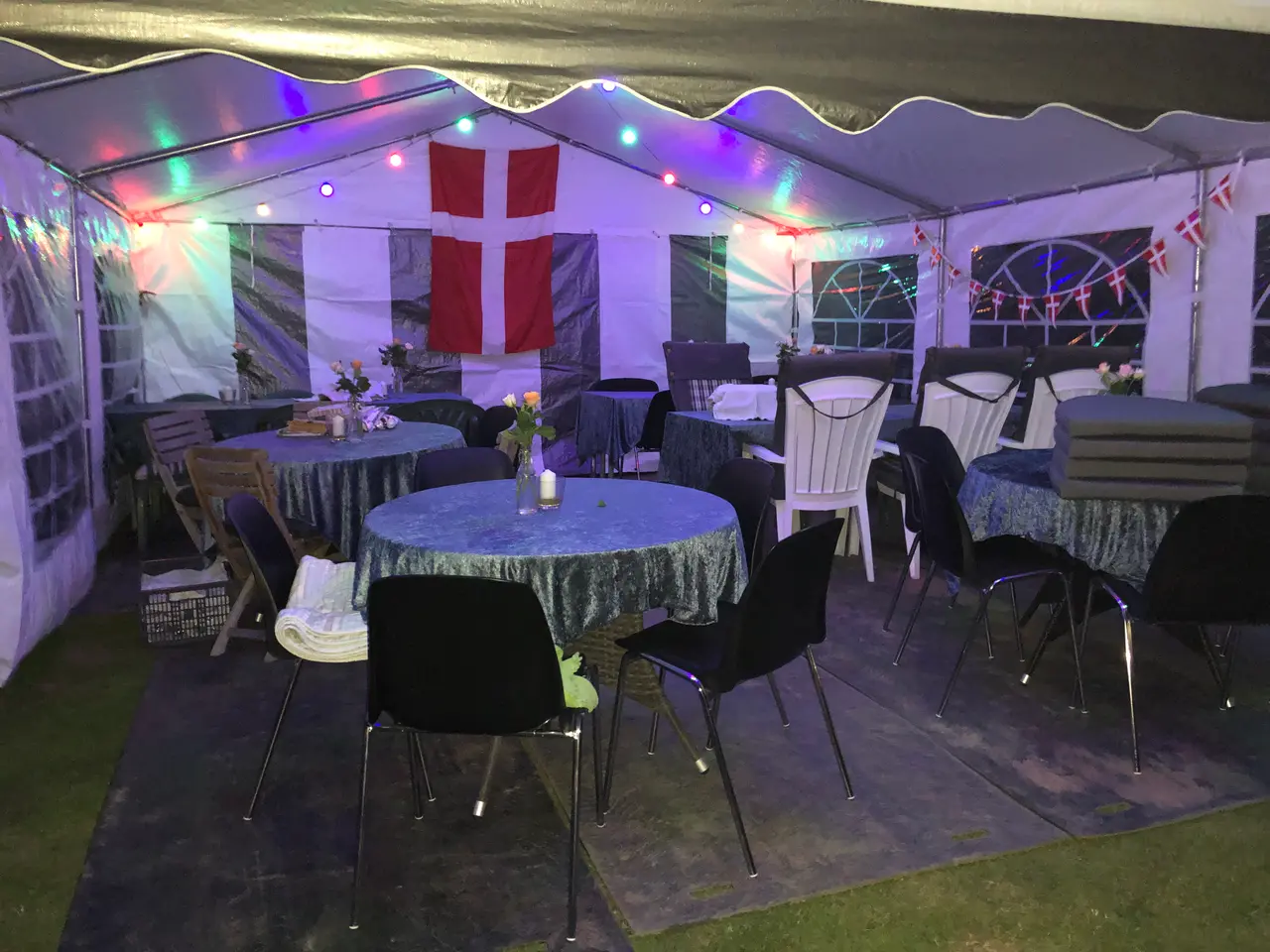 Billede 2 - Partytelt PLUS 5x6 meter PE grå/hvid