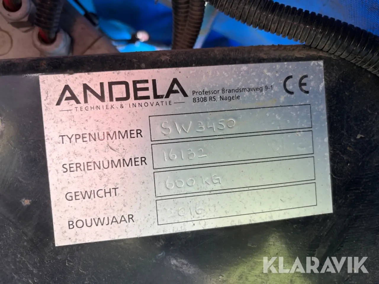 Billede 5 - Lugevogn Andela SW3450 soldrevet - 1 styk